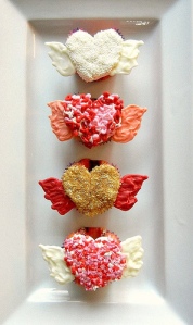 These heart cupcakes are a cinch to make! 